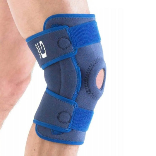 Stabilized Hinged Open Knee Support with Patella